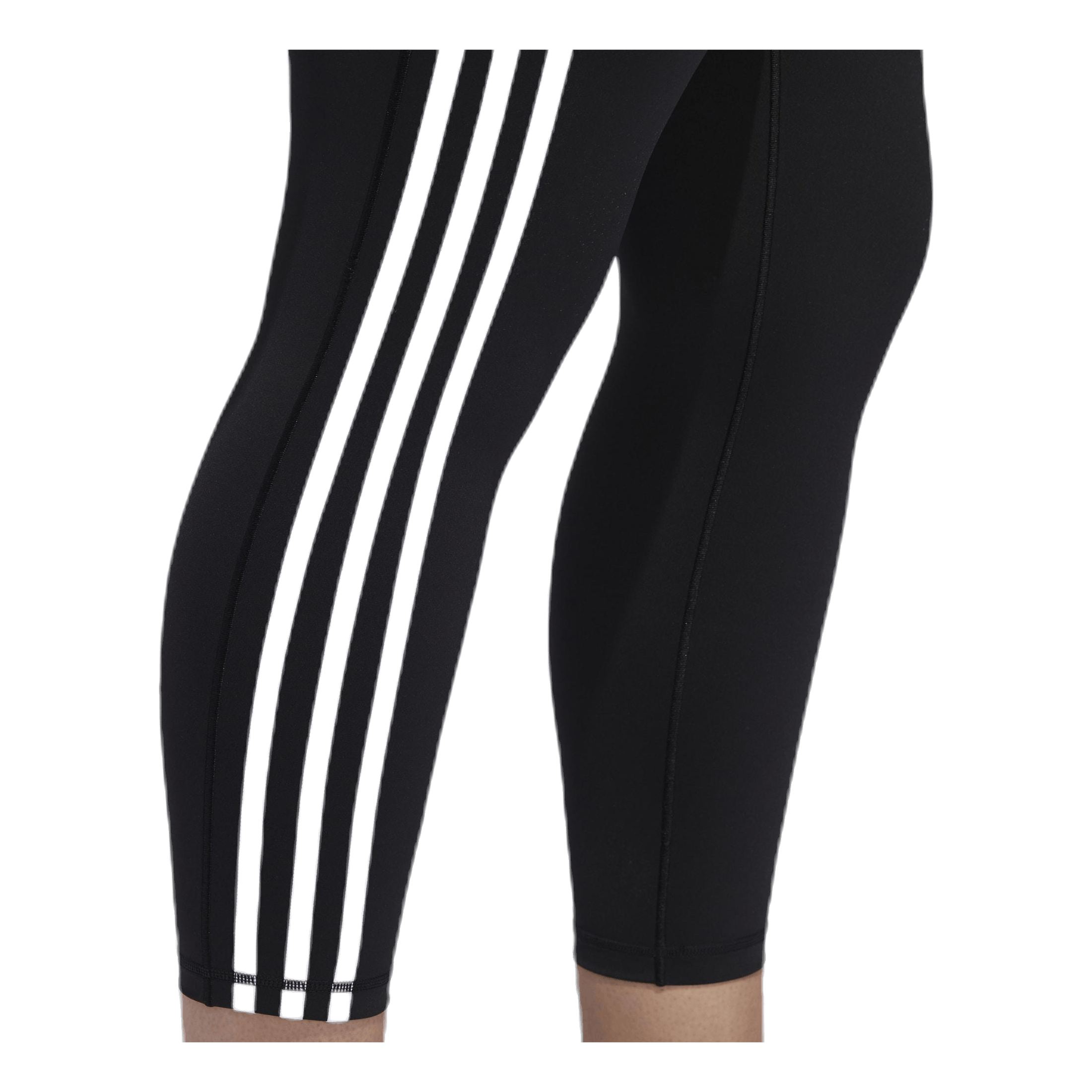 ADIDAS Believe This 2.0 3 Stripe 7/8 Tight Plus Size Black / White 8 ADIDAS Believe This 2.0 3 Stripe 7/8 Tight Plus Size Black / White - Image 6