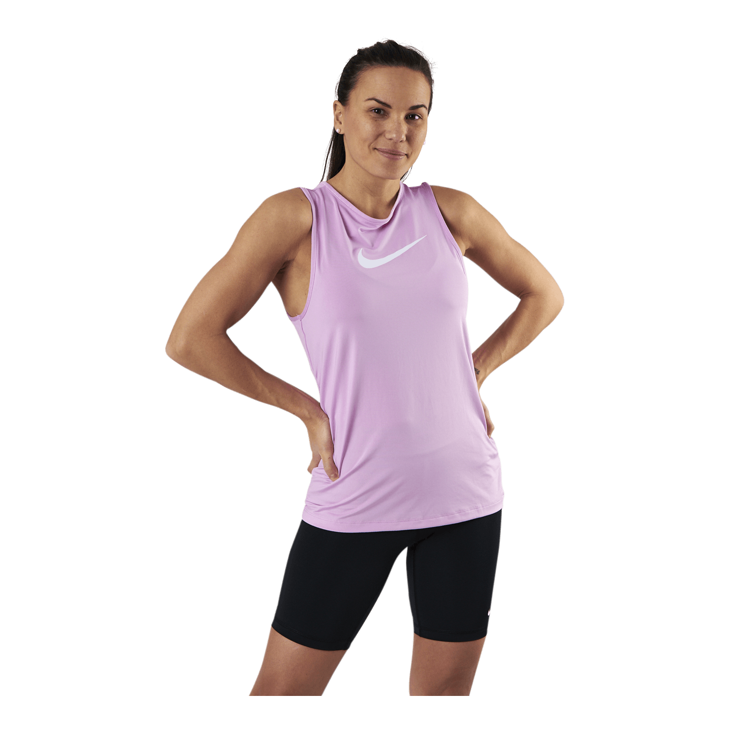 Nike Essential Swoosh Tank Pink/White 4 Nike Essential Swoosh Tank Pink/White - Image 2