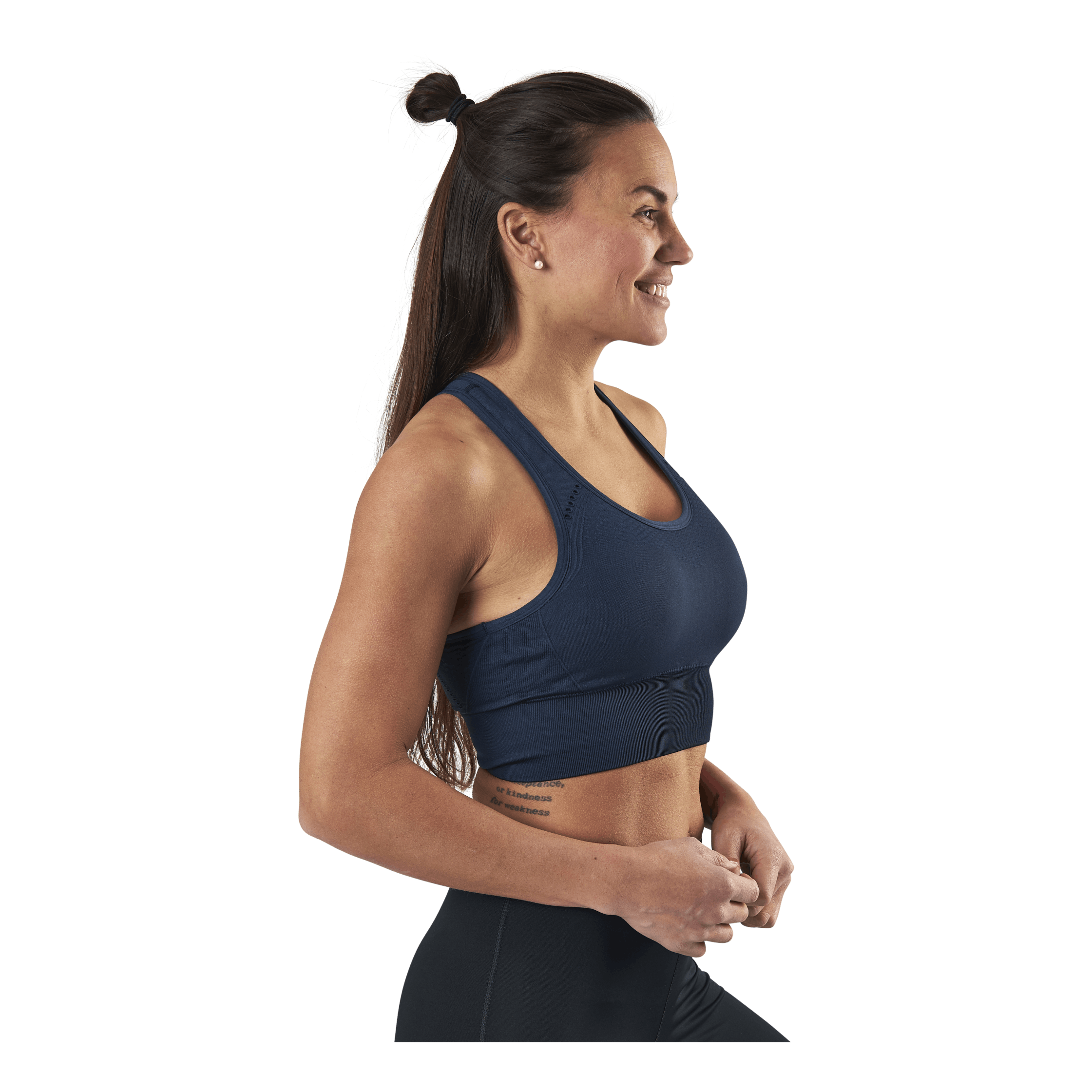 BLACC Hatha Seamless Crop Top Blue 5 BLACC Hatha Seamless Crop Top Blue - Image 3