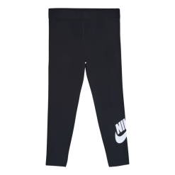 Nike Sportswear Essential Women's High-Waisted Leggings (Plus Size) BLACK/WHITE
