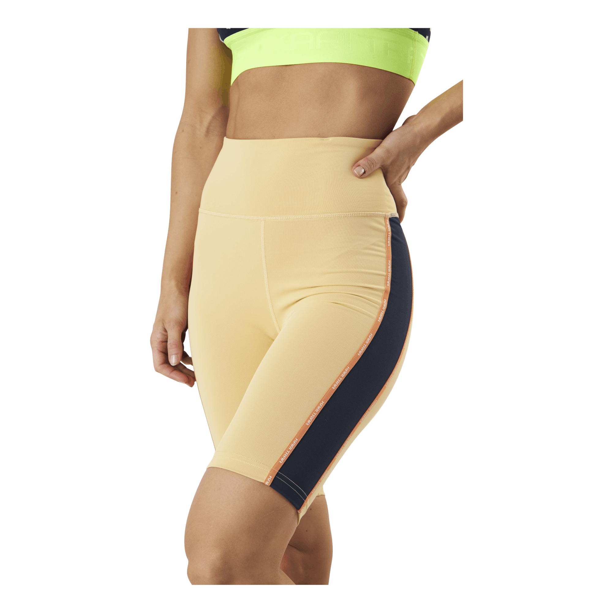 Kari Traa Janni High Waist Shorts Yellow 6 Kari Traa Janni High Waist Shorts Yellow - Image 4