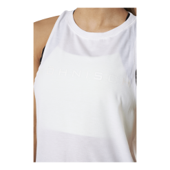Röhnisch Clara Loose Singlet White -Majice s tankom Prodajna trgovina 09436 76 004