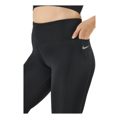 Nike Fast Women's Mid-Rise Crop Running Leggings BLACK/REFLECTIVE SILV -Majice s tankom Prodajna trgovina 09440 70 005