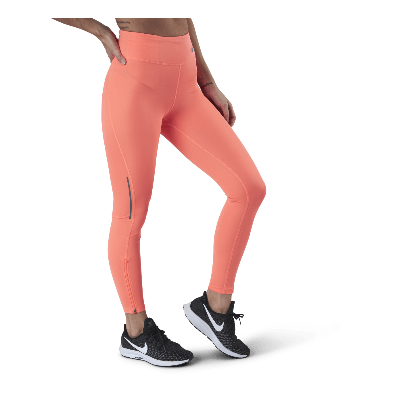 Nike Epic Faster Tight 7/8 Orange/Grey 4 Nike Epic Faster Tight 7/8 Orange/Grey - Image 2