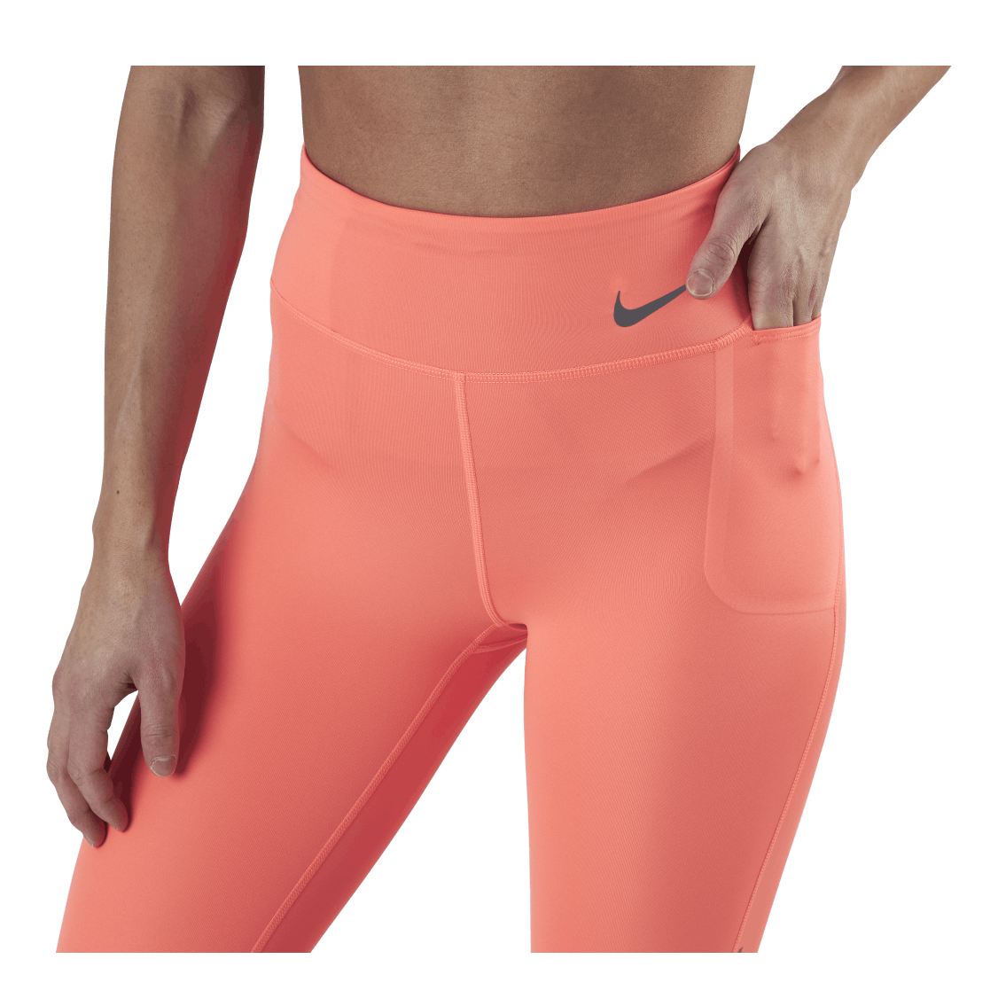 Nike Epic Faster Tight 7/8 Orange/Grey 6 Nike Epic Faster Tight 7/8 Orange/Grey - Image 4