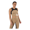 BJØRN BORG Sthlm Overlap Crop Top Beige -Majice s tankom Prodajna trgovina 09447 13 001