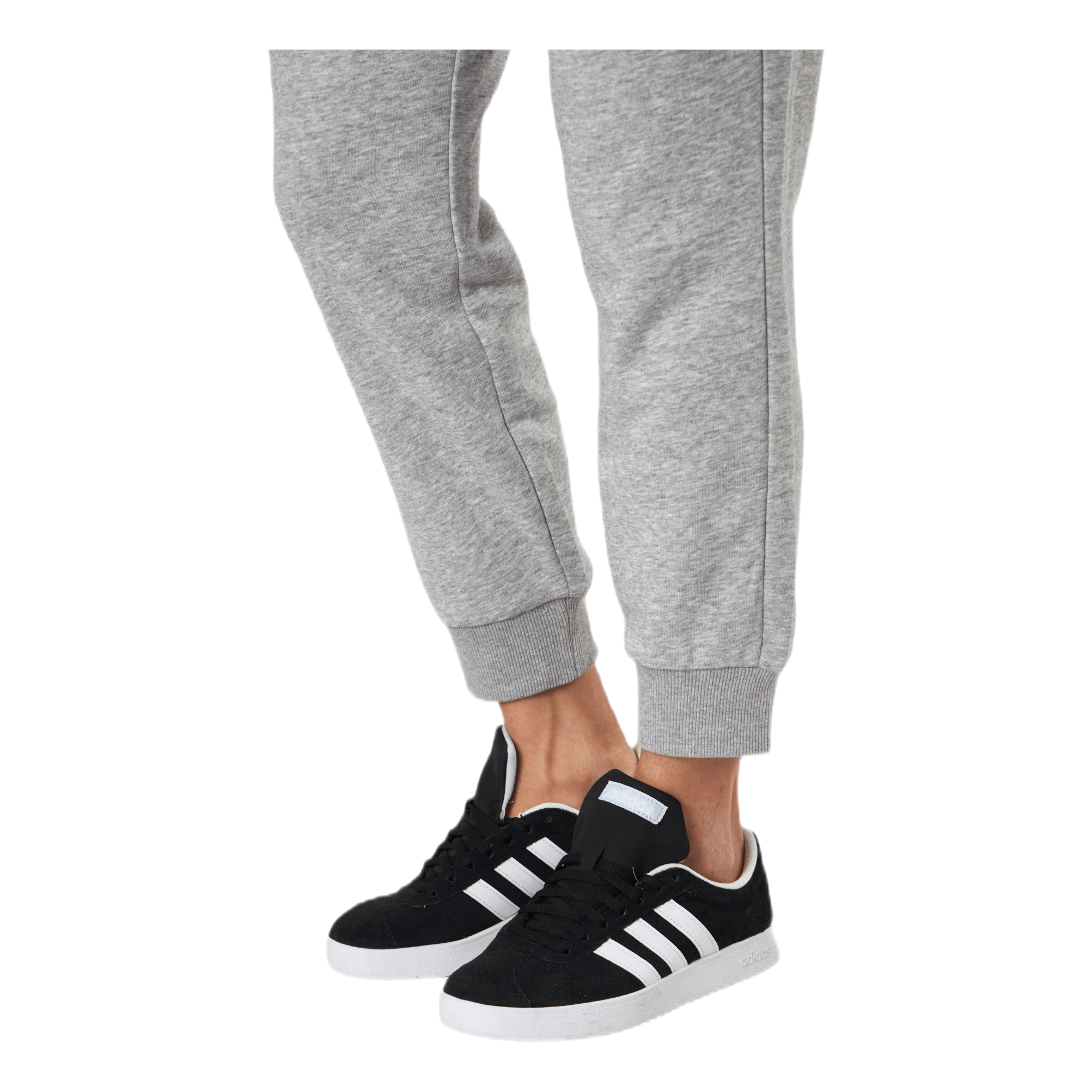 ADIDAS Essentials Regular Tapered Cuffed 7/8 Pant Medium Grey Heather / White 7 ADIDAS Essentials Regular Tapered Cuffed 7/8 Pant Medium Grey Heather / White - Image 5