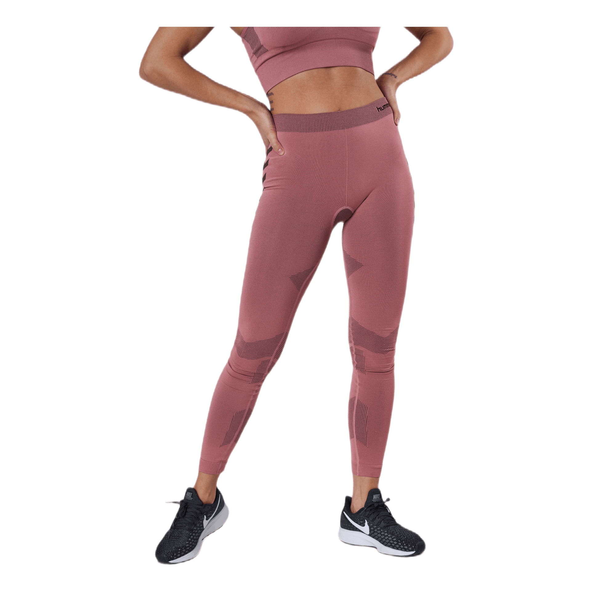 Hummel Seamless Training Tights Pink 3 Hummel Seamless Training Tights Pink