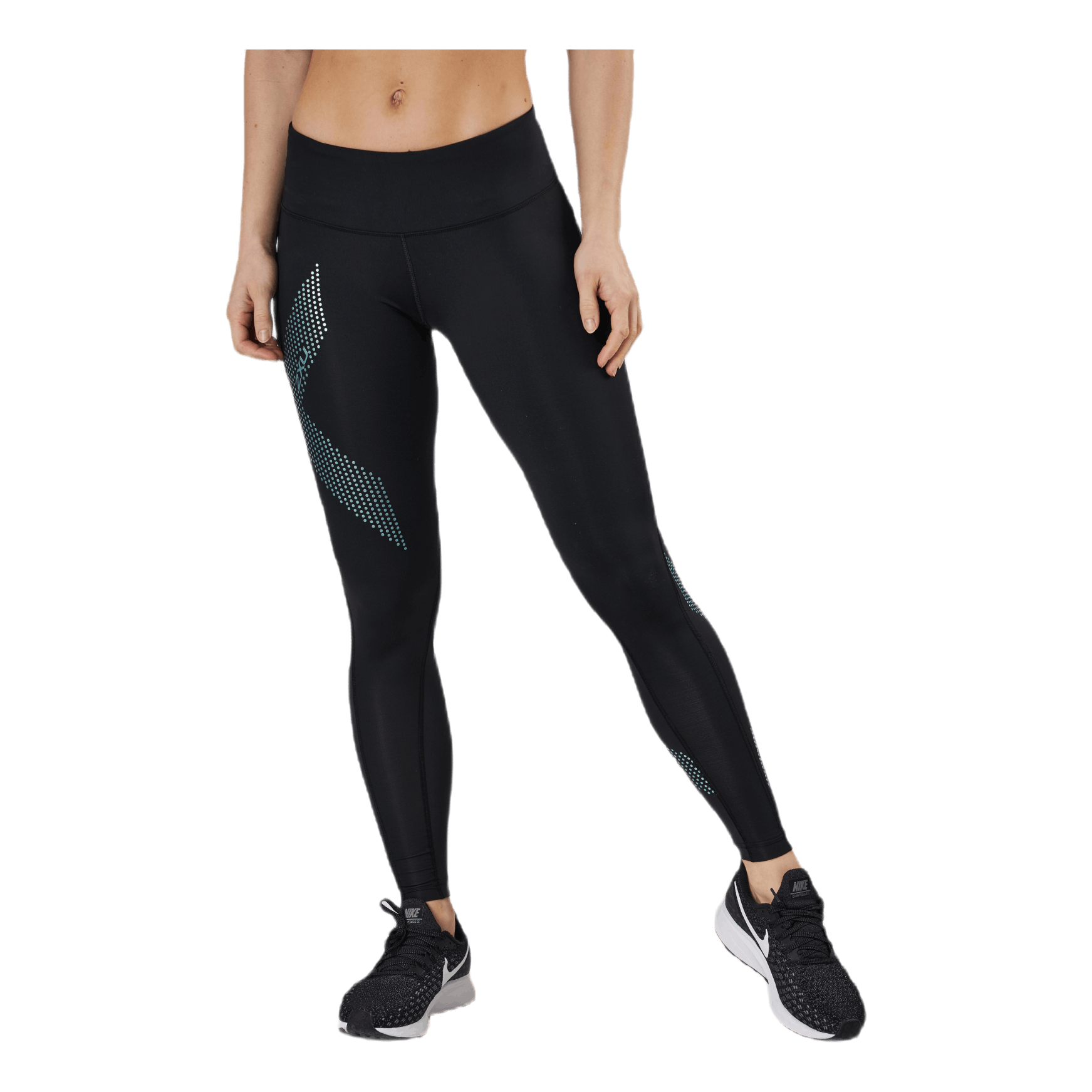 2XU Mid-Rise Compression Tights Blue/Black 3 2XU Mid-Rise Compression Tights Blue/Black
