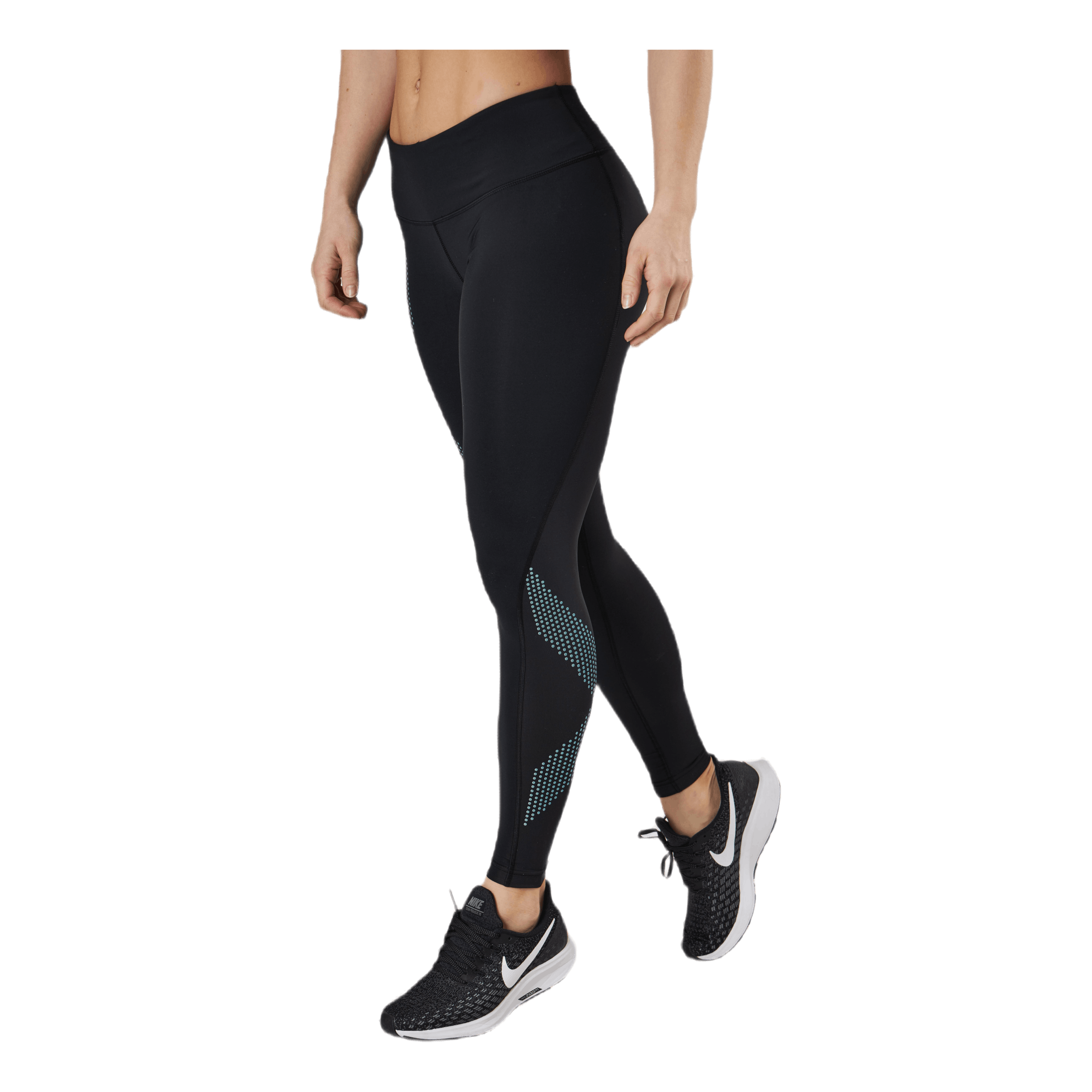 2XU Mid-Rise Compression Tights Blue/Black 4 2XU Mid-Rise Compression Tights Blue/Black - Image 2