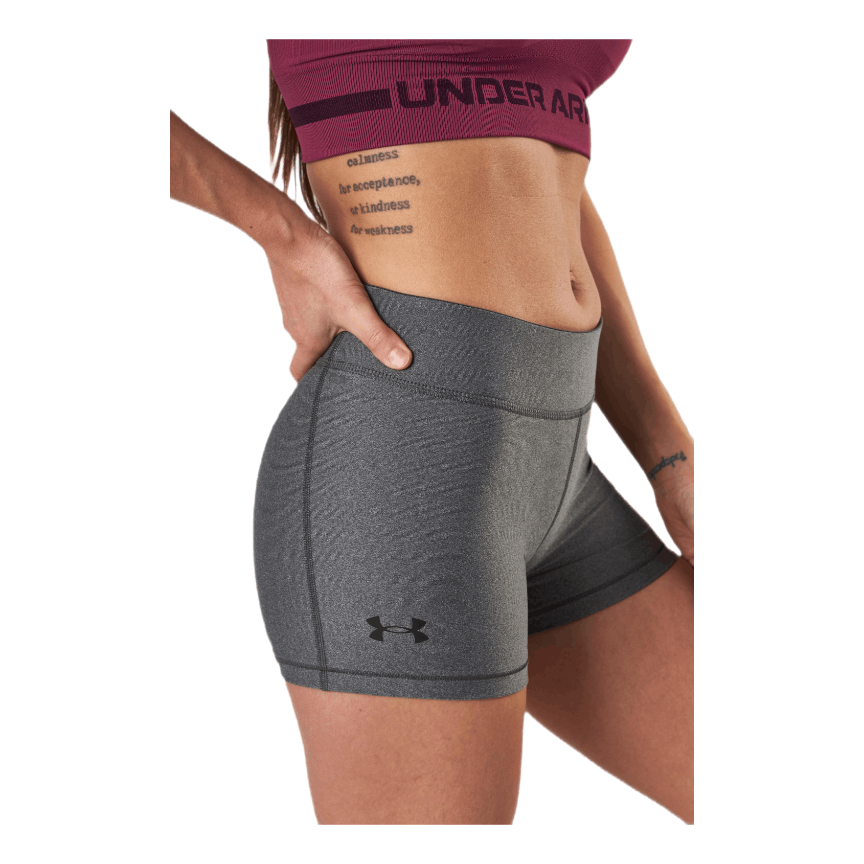 Under Armour HG Armour Mid Rise Shorty Grey 6 Under Armour HG Armour Mid Rise Shorty Grey - Image 4