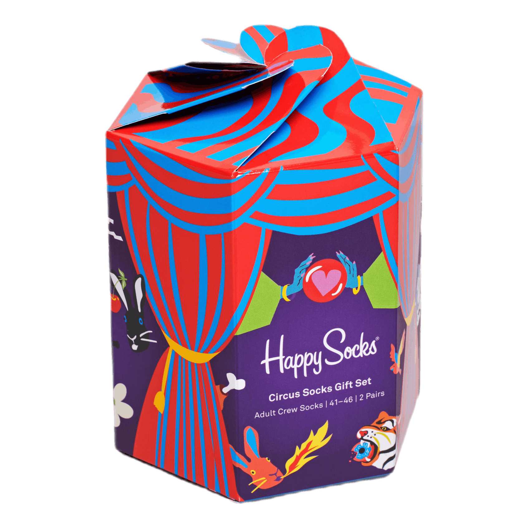 Happy Socks Circus 2-Pack Gift Box Patterned 5 Happy Socks Circus 2-Pack Gift Box Patterned - Image 3
