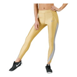 Nike Speed Metallic 7/8 Tight Gold