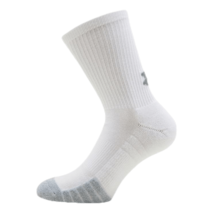 Under Armour Heatgear Crew White 3 Under Armour Heatgear Crew White