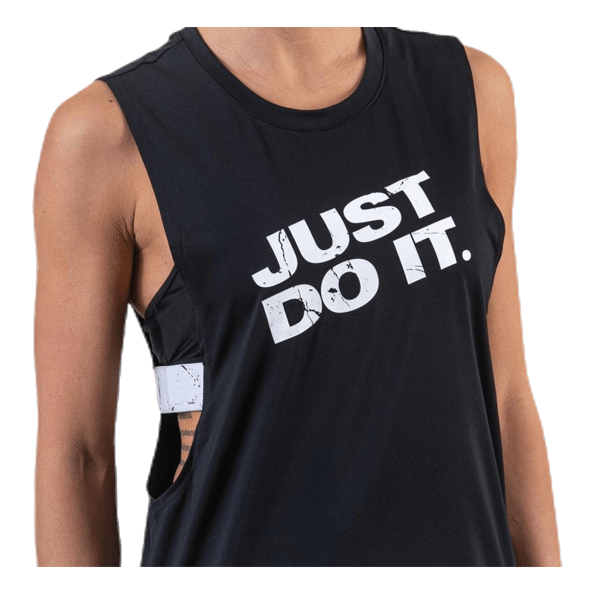 Nike Pro Marble Grx Loose Tank White/Black 6 Nike Pro Marble Grx Loose Tank White/Black - Image 4