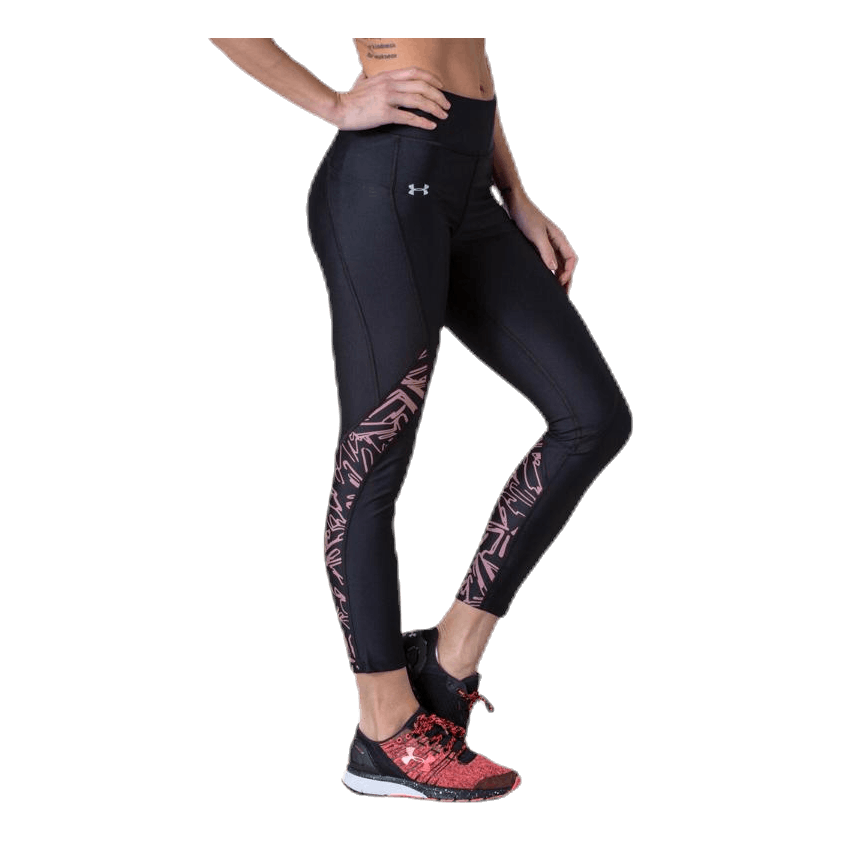 Under Armour HG Armour Printed Panel Ankle Crop Black 4 Under Armour HG Armour Printed Panel Ankle Crop Black - Image 2