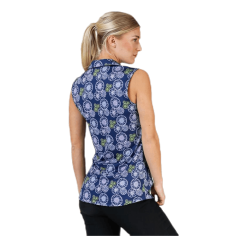 PUMA Golf Blossom Sleeveless Polo Blue/Patterned -Majice s tankom Prodajna trgovina 4060978256478 003 d5c6aafd311d444d9f520c201c10e74b