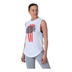 ADIDAS Fast GFX Tank White -Majice s tankom Prodajna trgovina 4062049587290 004 6d39b3bac99443b9a3def6c457c7436f