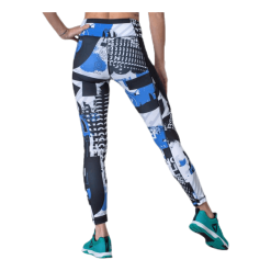 Reebok Wor Myt Aop 7/8 Blue/White -Majice s tankom Prodajna trgovina 4062055026554 003 3a0b83b183ea480da21dcfedb9b1b8aa