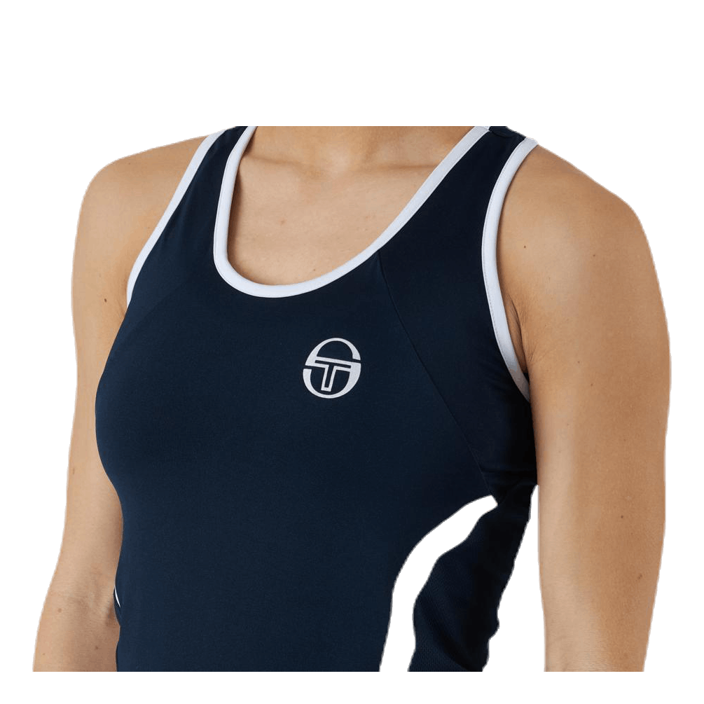 Sergio Tacchini Eva Tank Top Blue/White 6 Sergio Tacchini Eva Tank Top Blue/White - Image 4