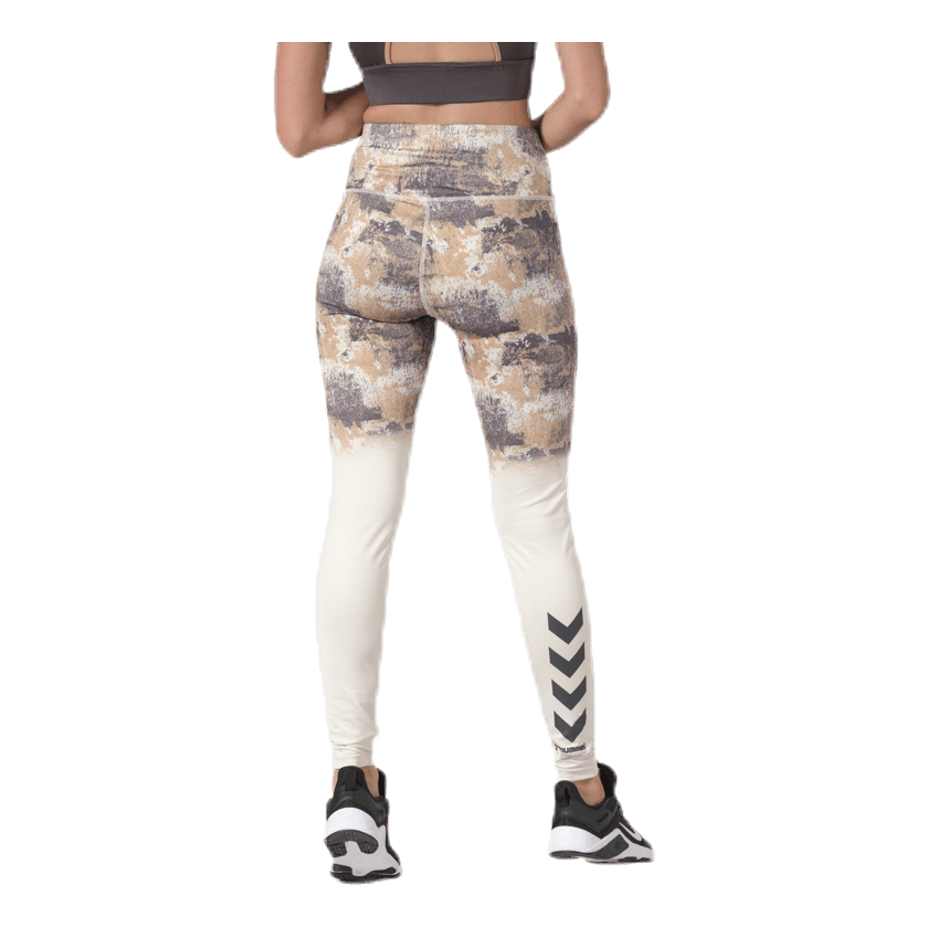 Hummel Lotus High Waist Tights White/Grey 5 Hummel Lotus High Waist Tights White/Grey - Image 3