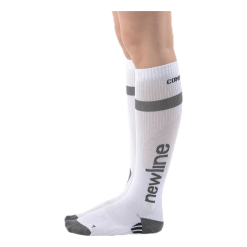 Newline Compression Sock White -Majice s tankom Prodajna trgovina 5705375418652 004