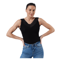 Pieces Siri Sl Top Black