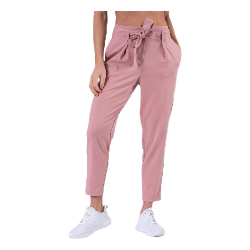 ONLY Nicole Paperbag Ankel Pants Red 3 ONLY Nicole Paperbag Ankel Pants Red