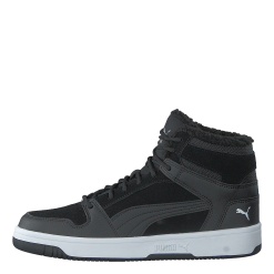 Puma Rebound Layup Fur Sd Jr Puma Black-puma White