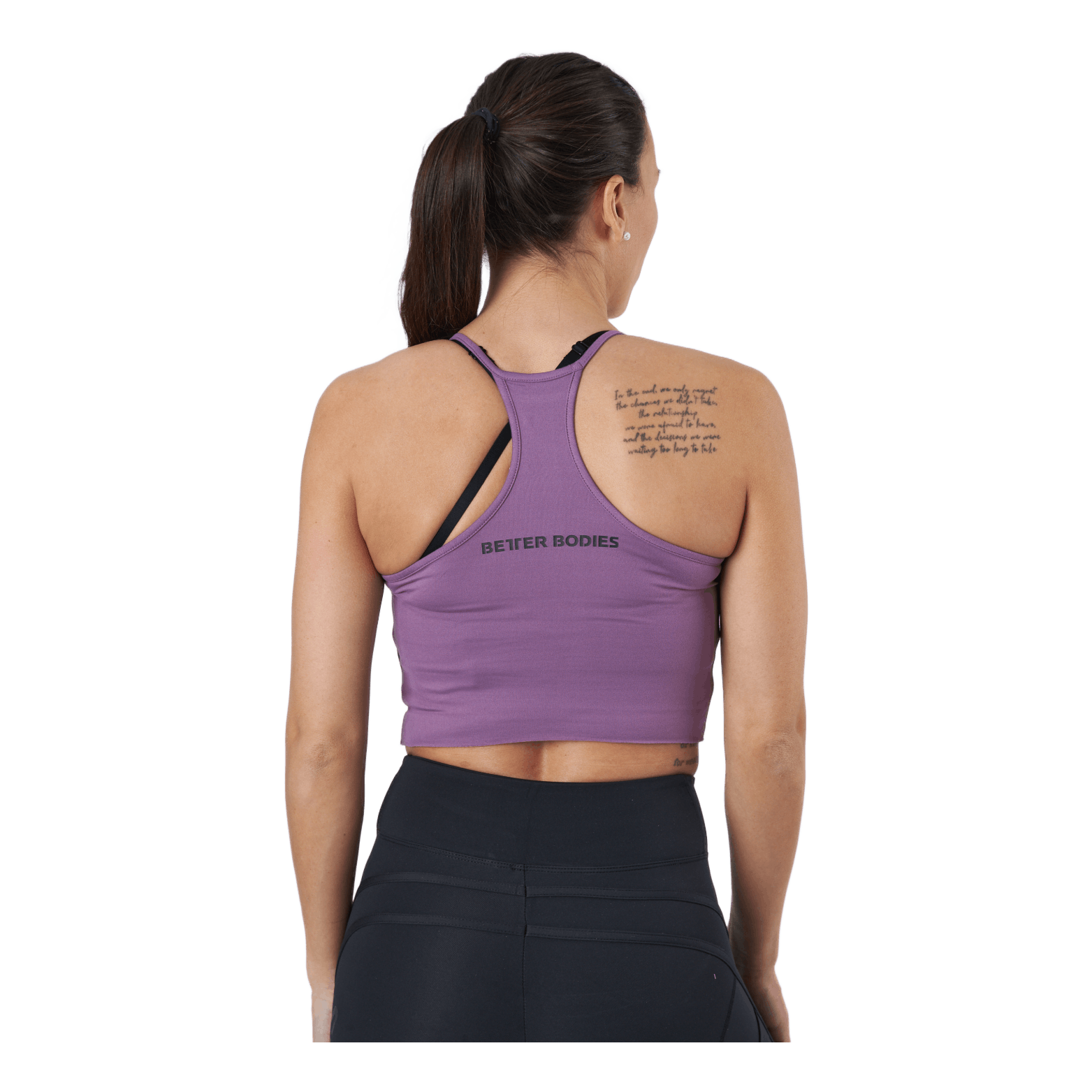 Better Bodies Performance Crop Hal Strong Purple 5 Better Bodies Performance Crop Hal Strong Purple - Image 3