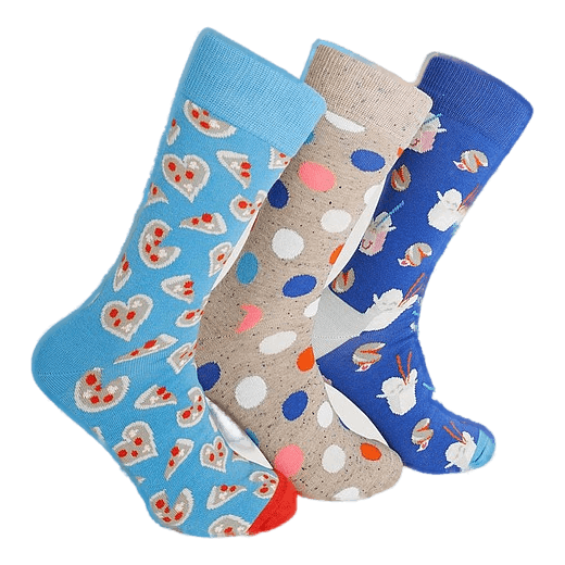 Happy Socks 3-pack Pizza Love Socks Gift S Multi Color 4 Happy Socks 3-pack Pizza Love Socks Gift S Multi Color - Image 2