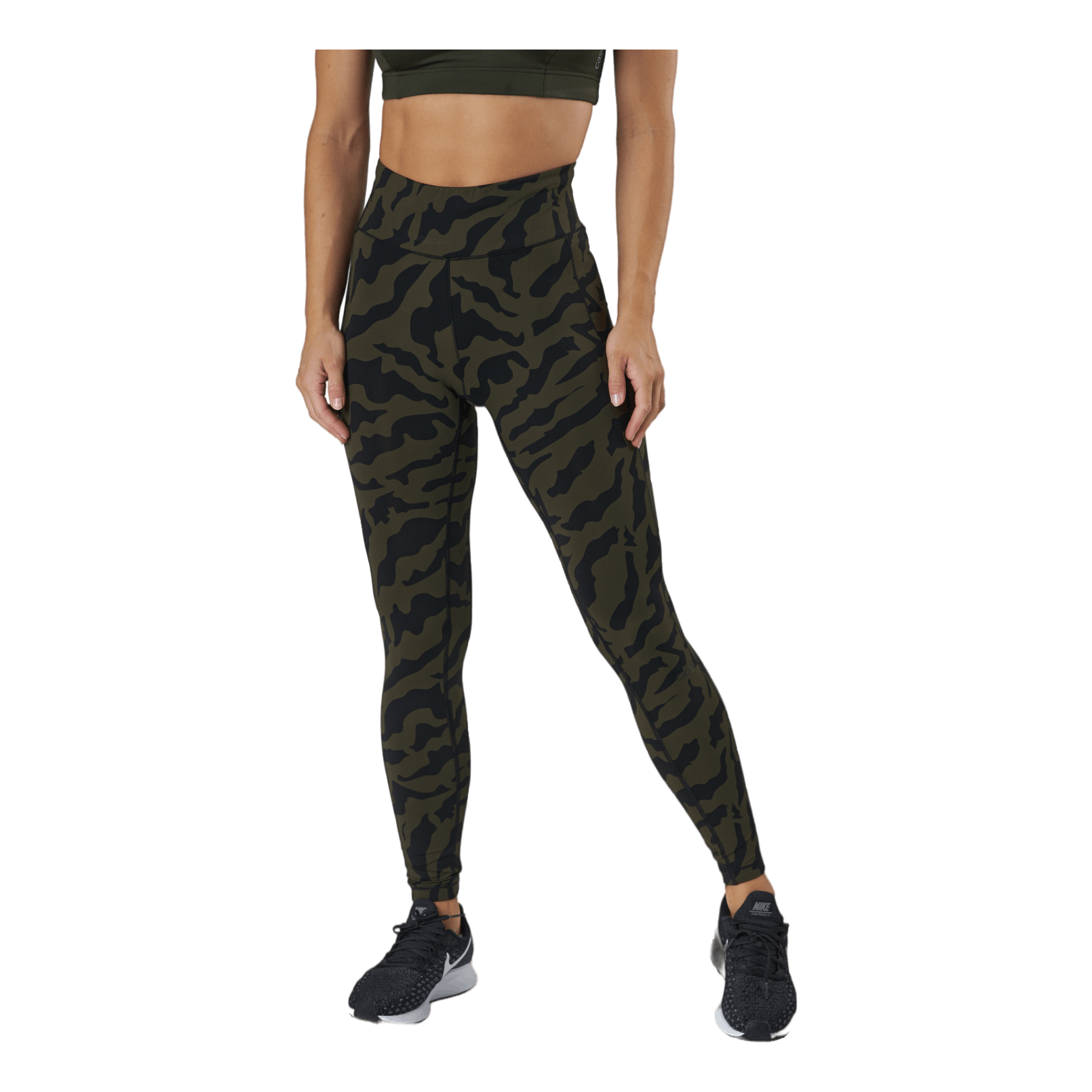 CASALL Iconic Printed 7/8 Tights Escape Green 3 CASALL Iconic Printed 7/8 Tights Escape Green