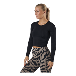 CASALL Crop Long Sleeve Black -Majice s tankom Prodajna trgovina 60502 22 002