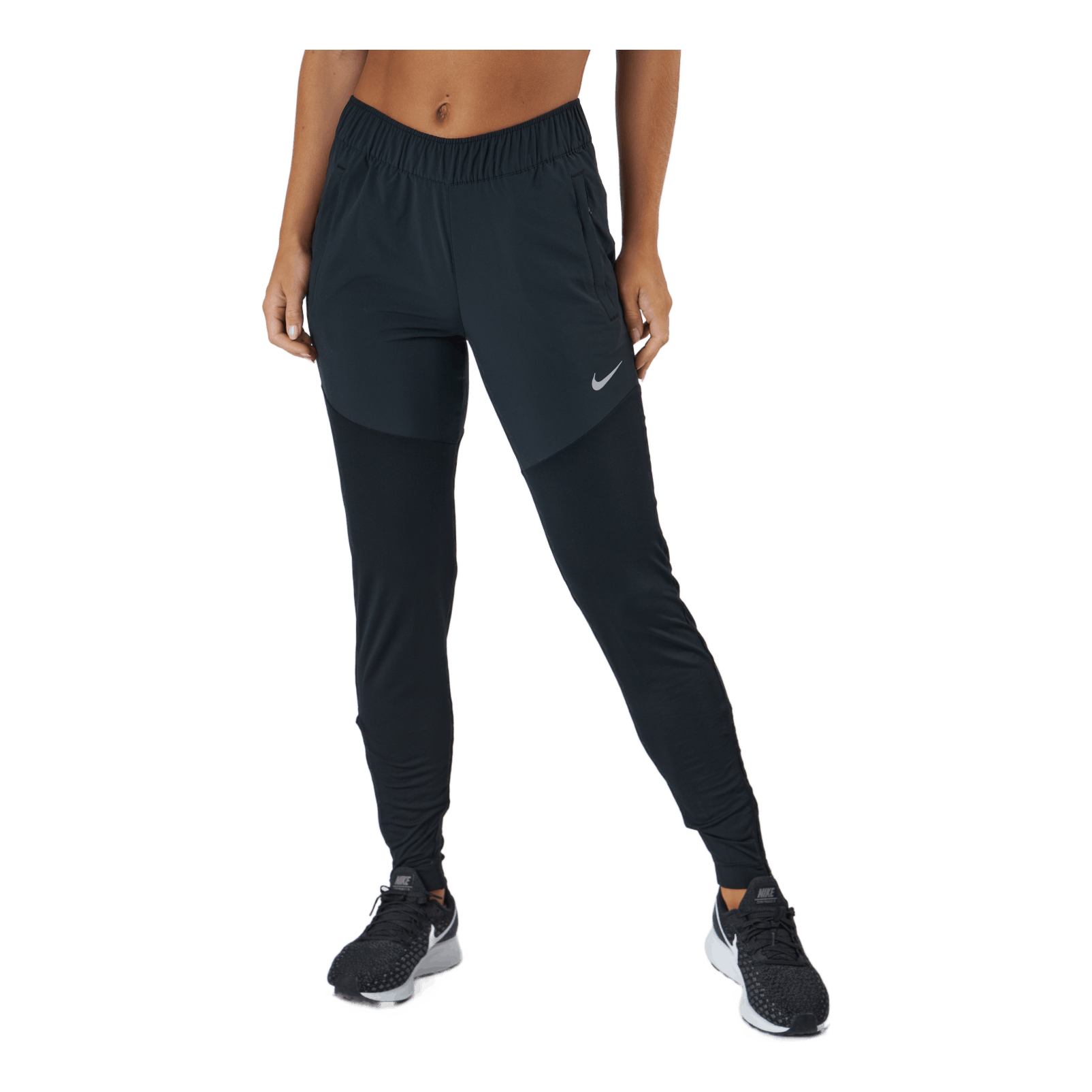 Nike Dri-FIT Essential Women's Running Pants BLACK/REFLECTIVE SILV 4 Nike Dri-FIT Essential Women's Running Pants BLACK/REFLECTIVE SILV - Image 2