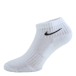 Nike Everyday Cushioned Training Ankle Socks (6 Pairs) WHITE/BLACK