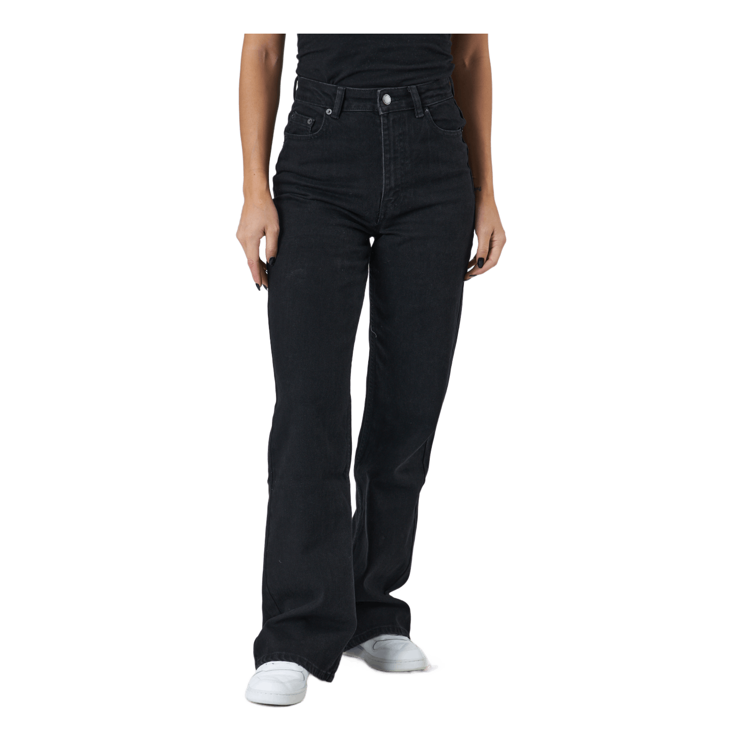 ONLY Onlcamille Life Ex Hw Wide Dnm Black Denim 3 ONLY Onlcamille Life Ex Hw Wide Dnm Black Denim