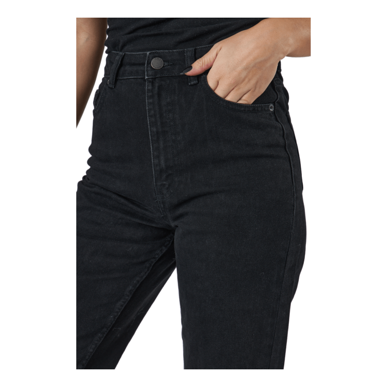 ONLY Onlcamille Life Ex Hw Wide Dnm Black Denim 6 ONLY Onlcamille Life Ex Hw Wide Dnm Black Denim - Image 4