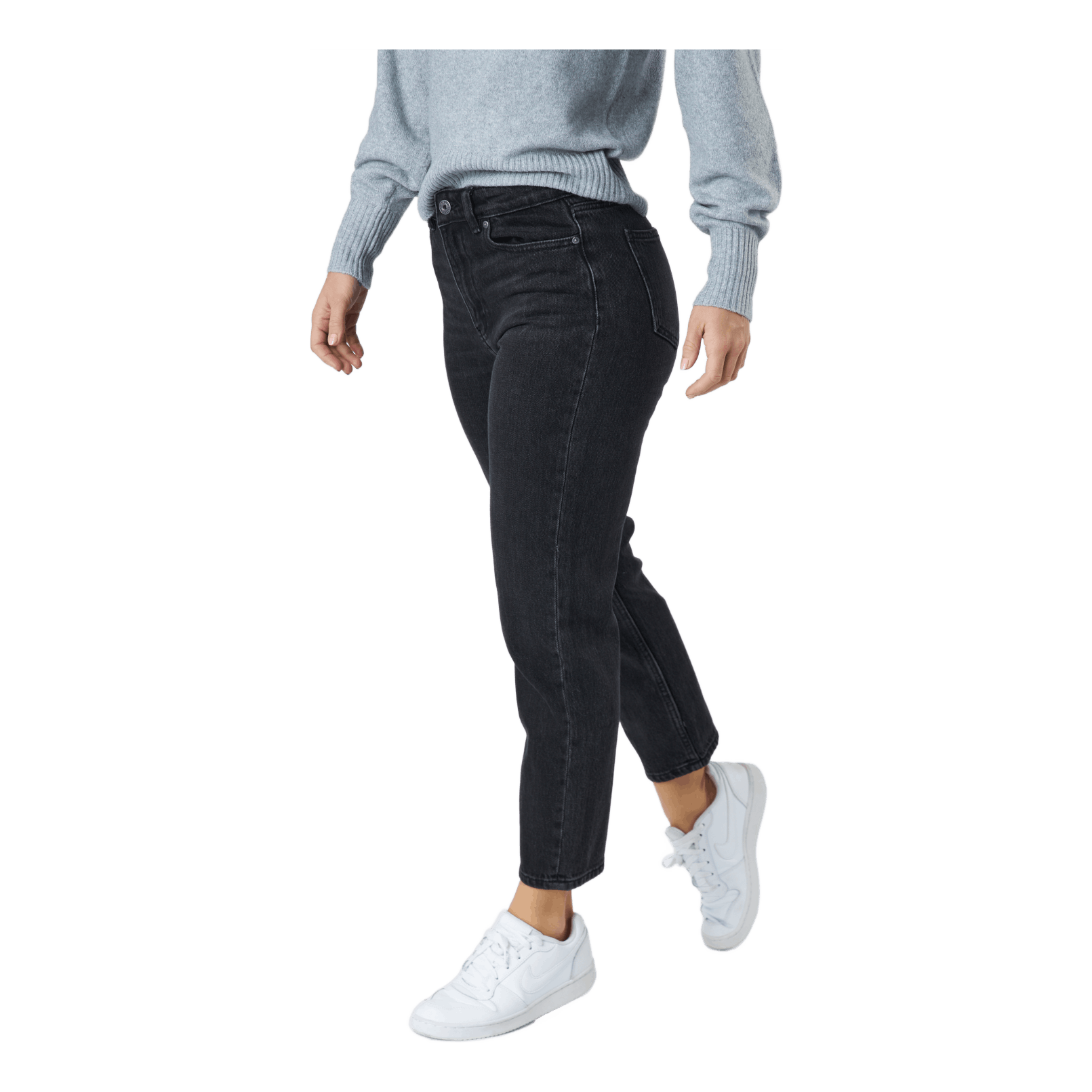 ONLY Onlemily Life Hw Str Ank Dnm N Black Denim 4 ONLY Onlemily Life Hw Str Ank Dnm N Black Denim - Image 2