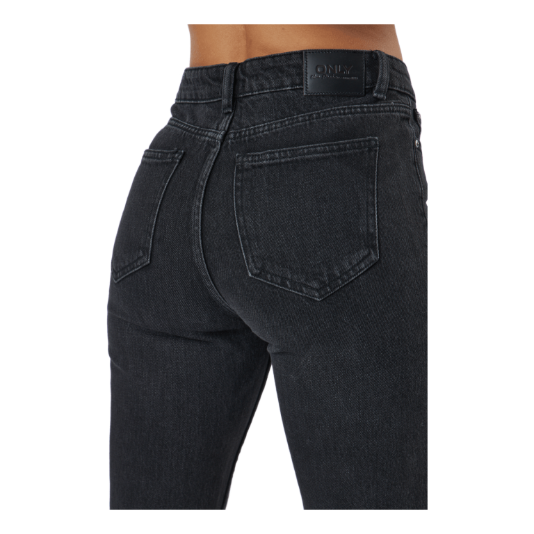 ONLY Onlemily Life Hw Str Ank Dnm N Black Denim 7 ONLY Onlemily Life Hw Str Ank Dnm N Black Denim - Image 5