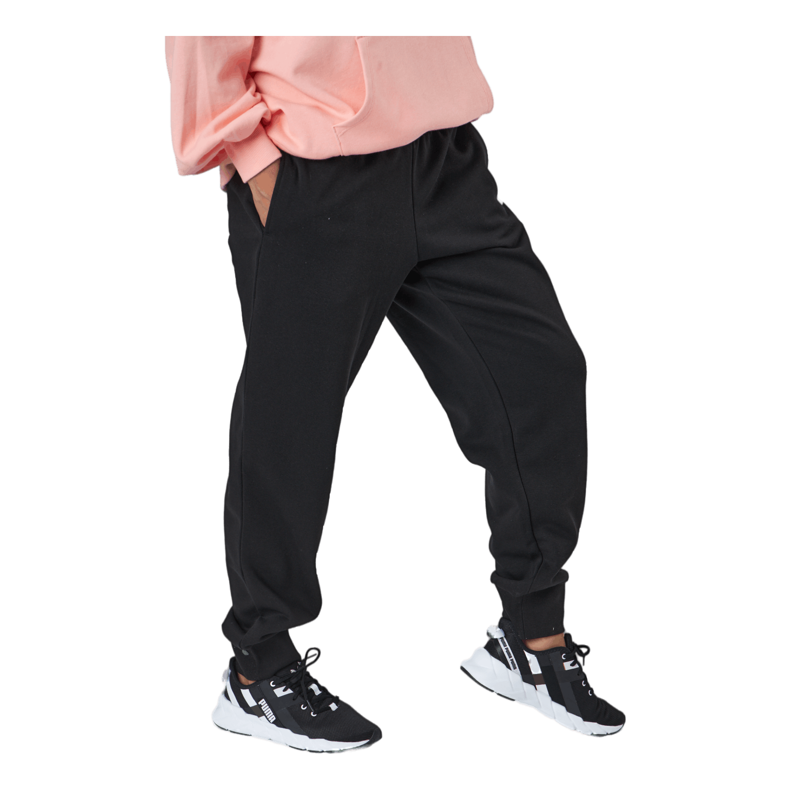 Ess Sweatpants Fl Cl Puma Black 4 Ess Sweatpants Fl Cl Puma Black - Image 2