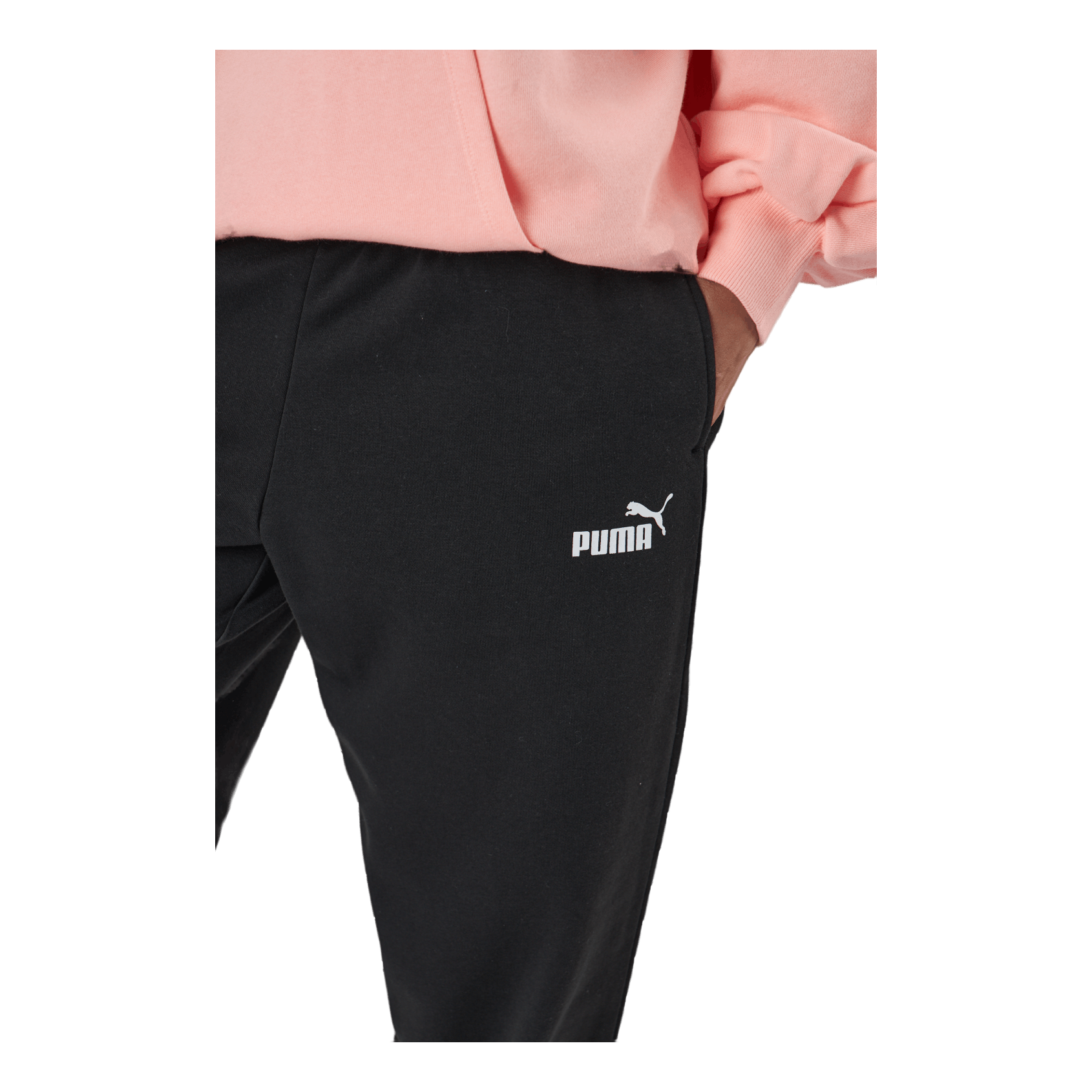 Ess Sweatpants Fl Cl Puma Black 6 Ess Sweatpants Fl Cl Puma Black - Image 4