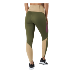 ADIDAS Own The Run Block 7/8 Running Leggings Women Focus Olive / Beige Tone -Majice s tankom Prodajna trgovina 60538 02 003
