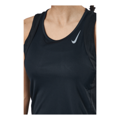 Nike Dri-FIT Race Women's Running Singlet BLACK/REFLECTIVE SILV -Majice s tankom Prodajna trgovina 60594 81 004