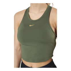 Nike Dri-fit One Luxe Women's Medium Olive/metallic Gold -Majice s tankom Prodajna trgovina 60594 94 004