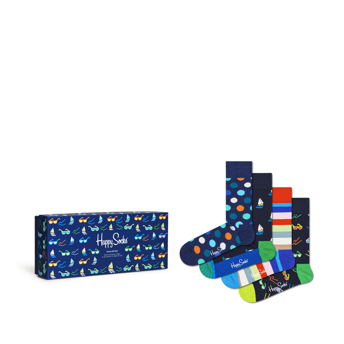 Happy Socks 4-pack Navy Socks Gift Set 6500 3 Happy Socks 4-pack Navy Socks Gift Set 6500