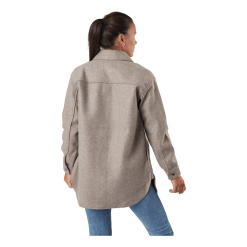 Pieces Judy Shacket Fossil -Majice s tankom Prodajna trgovina 60702 81 003