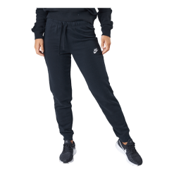 Nike Sportswear Club Fleece Women's Mid-Rise Pants BLACK/WHITE