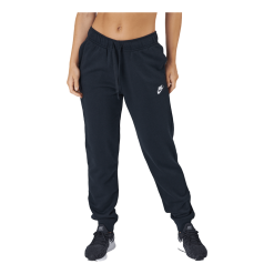 Nike Sportswear Club Fleece Women's Mid-Rise Joggers BLACK/WHITE