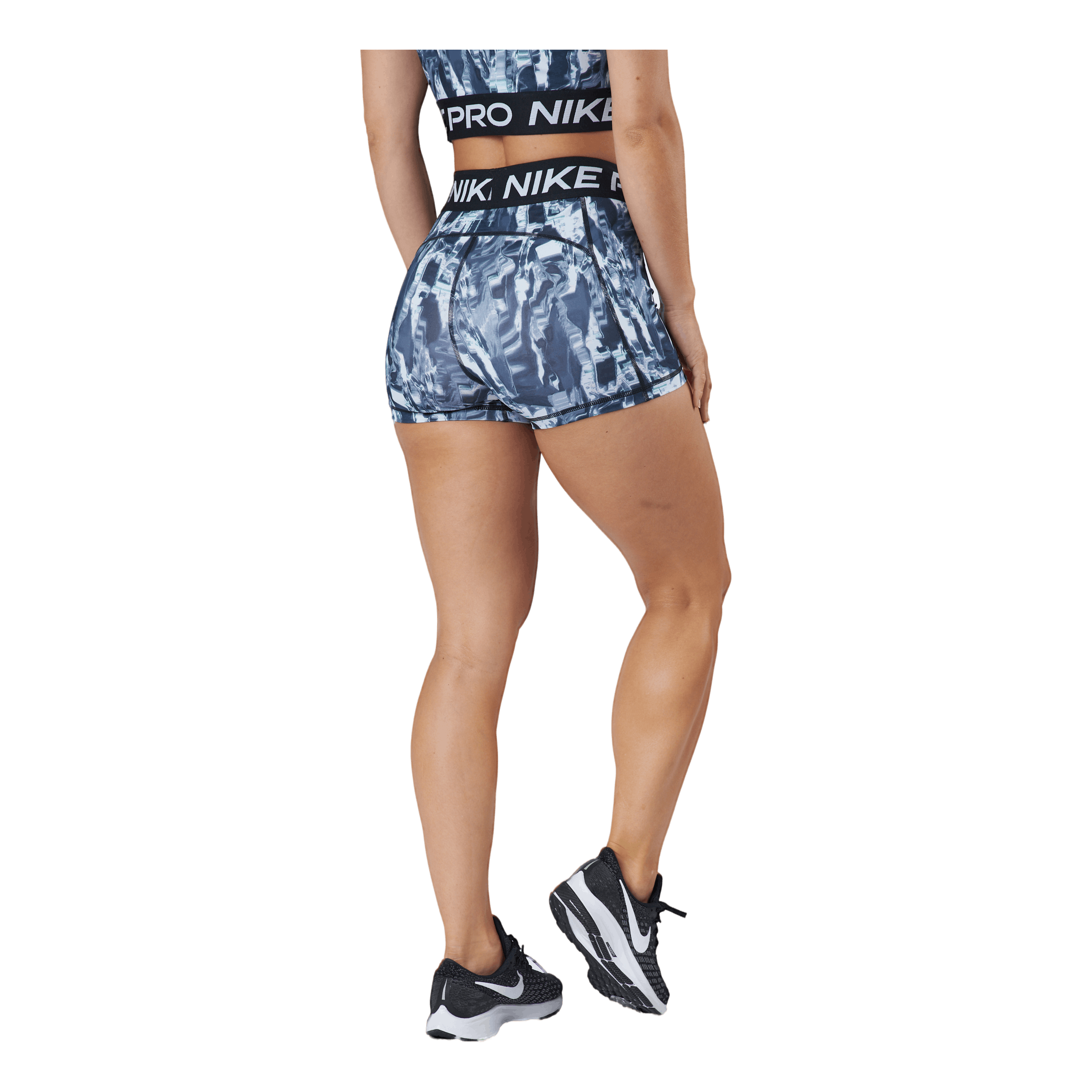 Nike W Np Df Mr 3in Short Aop Black/black 5 Nike W Np Df Mr 3in Short Aop Black/black - Image 3