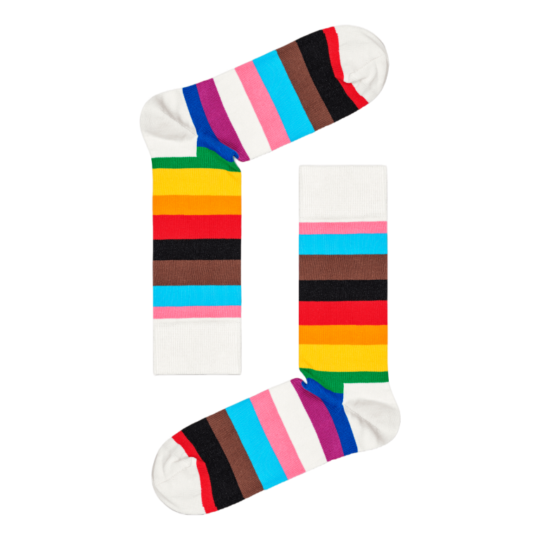 Happy Socks 3-pack Pride Socks Gift Set Beige 6 Happy Socks 3-pack Pride Socks Gift Set Beige - Image 4